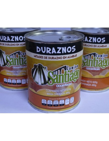 DURAZNOS EN ALMIBAR CAMINO DE SANTIAGO